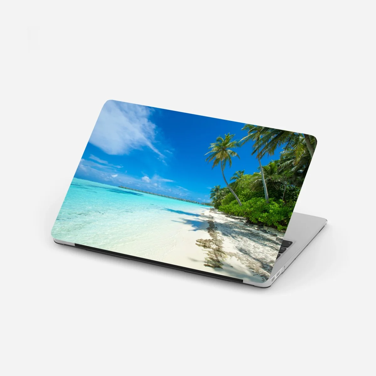 Laptop-Aufkleber tropischer strand auf den Malediven – Wallnifity® Laptop-Aufkleber tropischer strand auf den Malediven – Wallnifity®