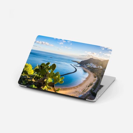 Laptop-Aufkleber sonniger strand Las Teresitas panorama – Wallnifity®