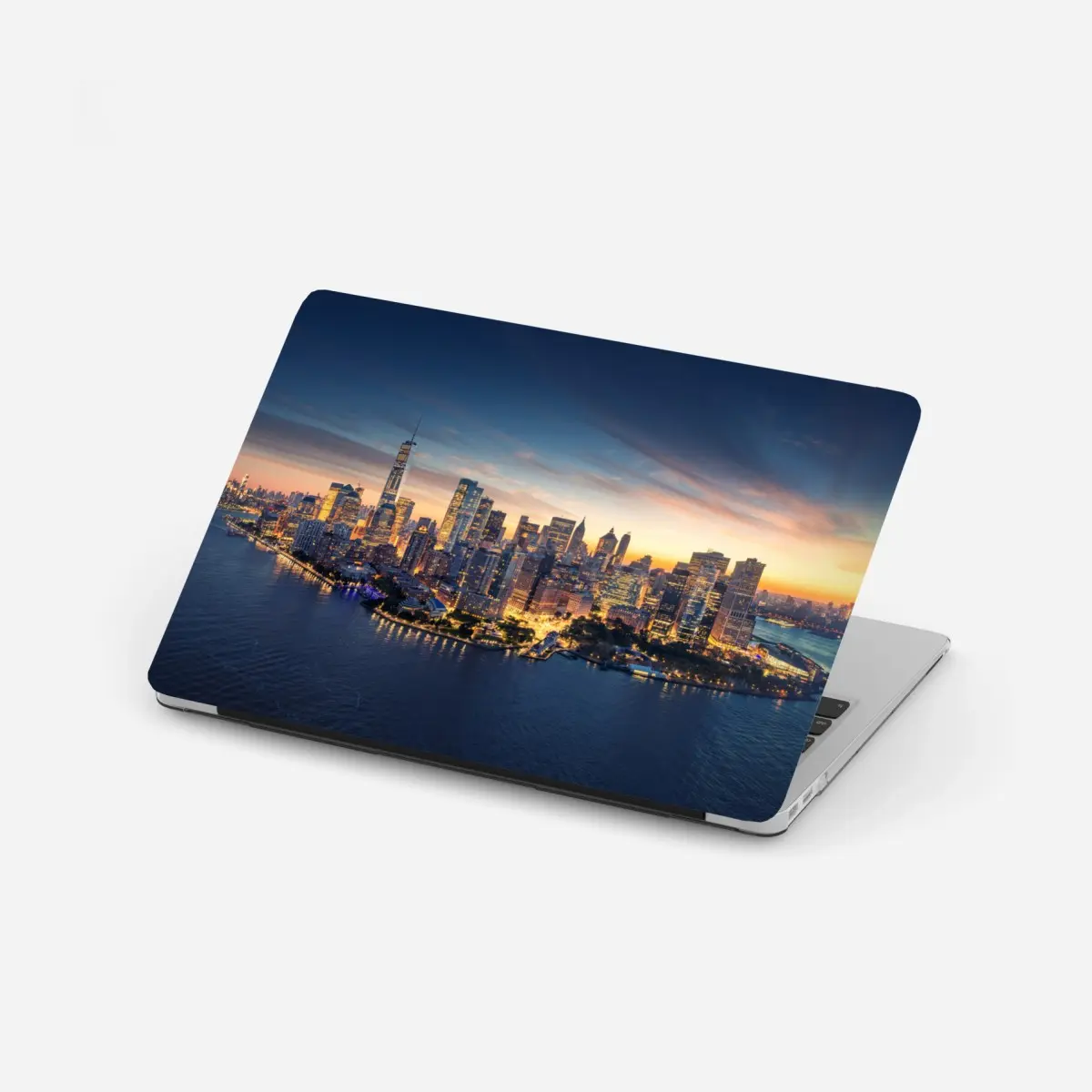 Laptop-Aufkleber Manhattan panorama bei sonnenaufgang – Wallnifity®