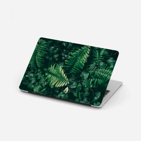 Laptop-Aufkleber üppige tropische blätter – Wallnifity®
