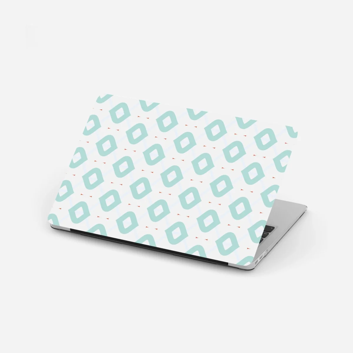 Laptop-Aufkleber türkis geometrisches rautenmuster – Wallnifity® Laptop-Aufkleber türkis geometrisches rautenmuster – Wallnifity®