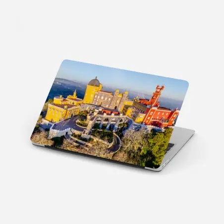 Laptop-Aufkleber bunter palast Pena in Sintra – Wallnifity®