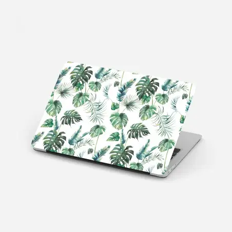 Laptop-Aufkleber aquarell tropische blätter muster – Wallnifity®