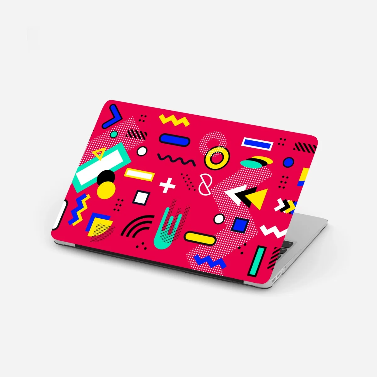 Laptop-Aufkleber lebhaftes geometrisches pop-muster – Wallnifity® Laptop-Aufkleber lebhaftes geometrisches pop-muster – Wallnifity®