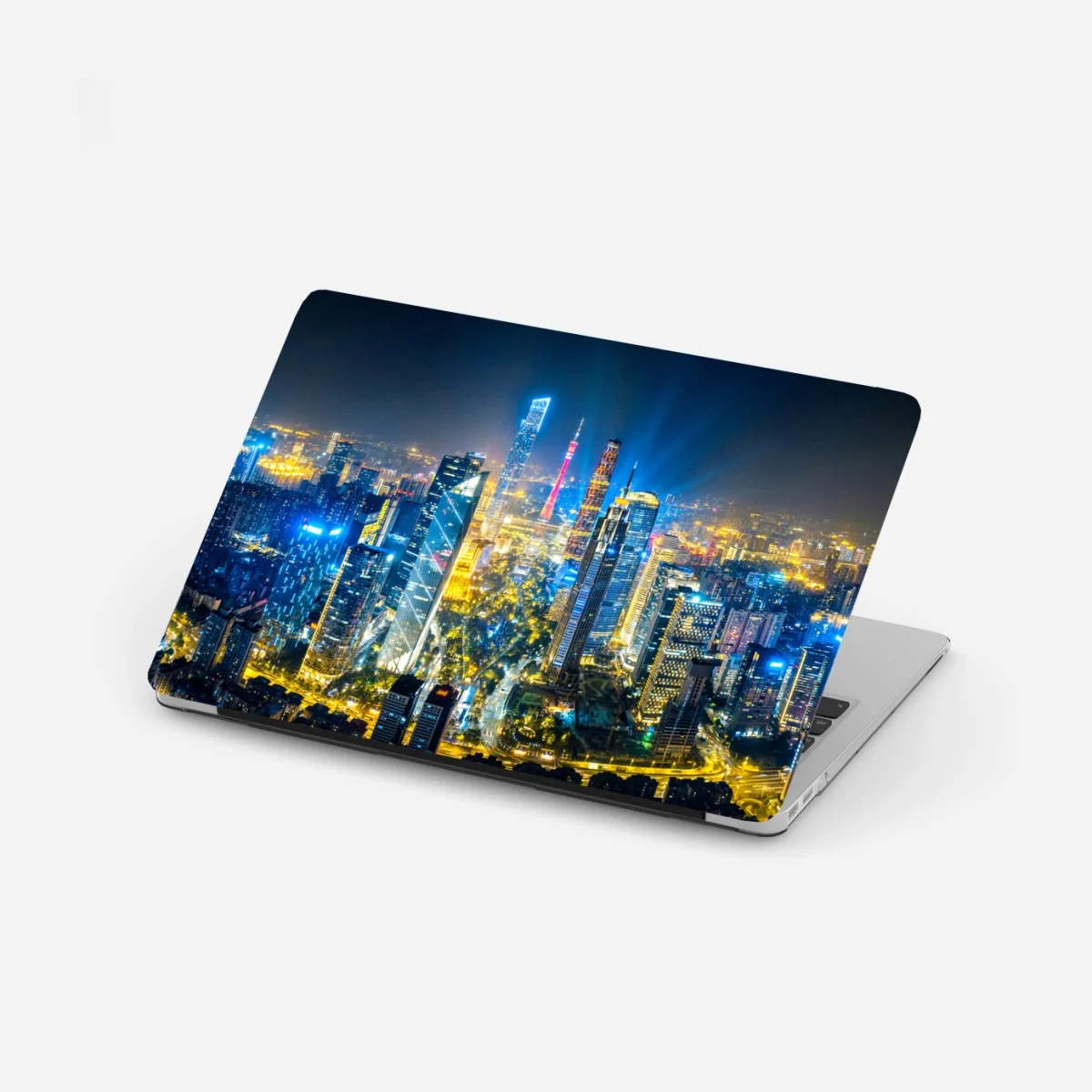 Laptop-Aufkleber nachtpanorama skyline Guangzhou – Wallnifity® Laptop-Aufkleber nachtpanorama skyline Guangzhou – Wallnifity®
