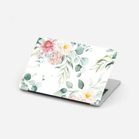 Laptop-Aufkleber zarter aquarellblumenstrauß – Wallnifity®