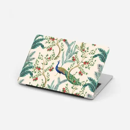 Laptop-Aufkleber pfau zwischen granatästen – Wallnifity®