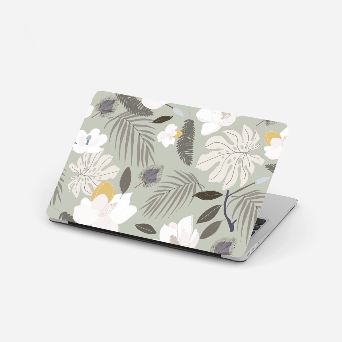 Laptop-Aufkleber zartes pastell botanikmuster – Wallnifity®