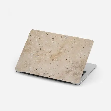 Laptop-Aufkleber beige travertin steinstruktur – Wallnifity®