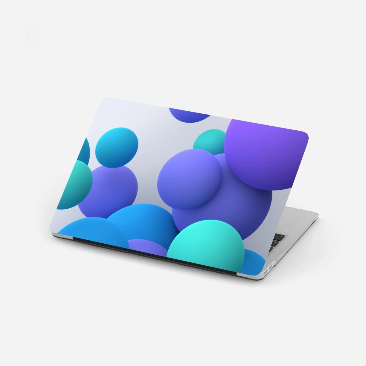 Laptop-Aufkleber bunte schwebende kugeln 3d abstrakt – Wallnifity® Laptop-Aufkleber bunte schwebende kugeln 3d abstrakt – Wallnifity®