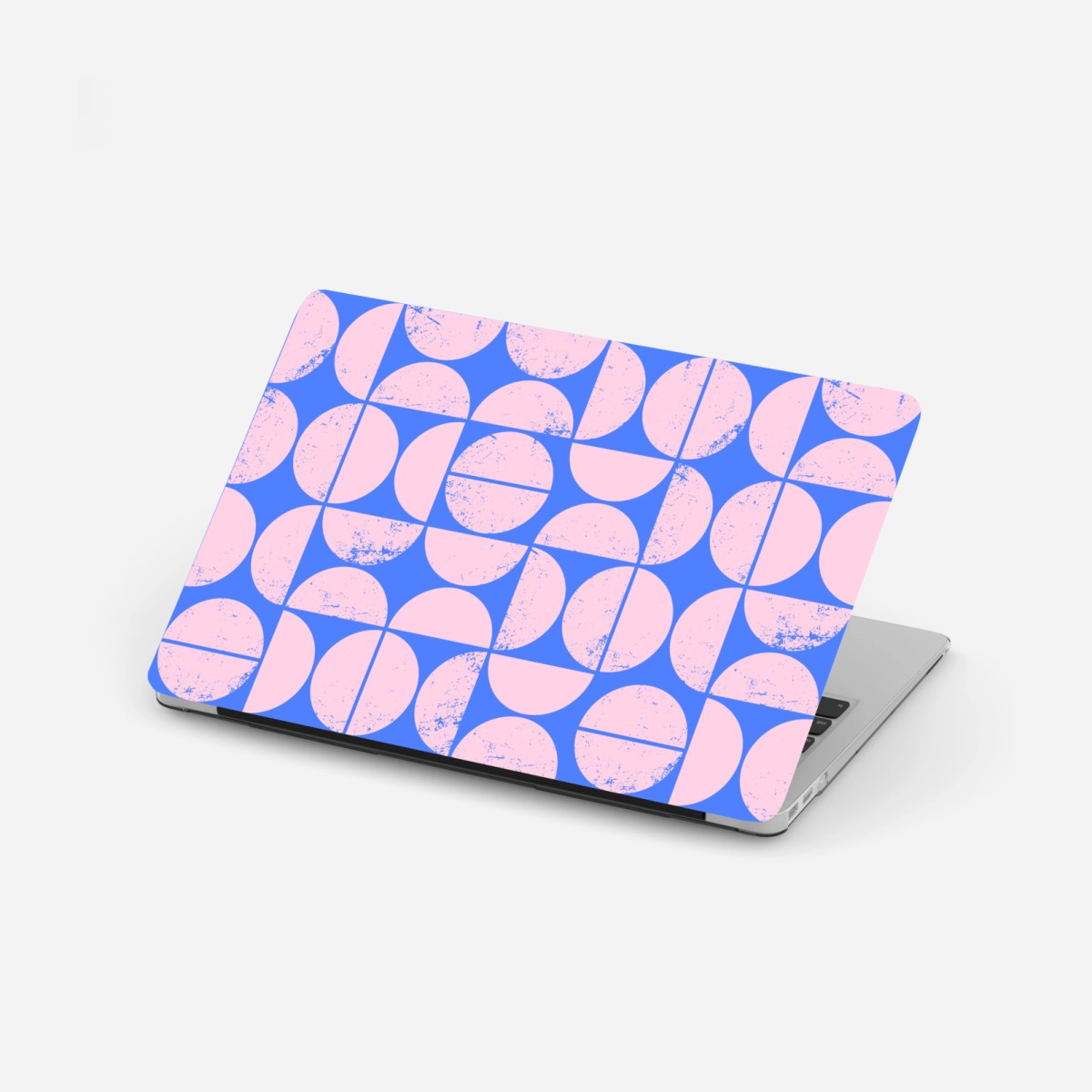 Laptop-Aufkleber pastell geometrisches kreismuster – Wallnifity®