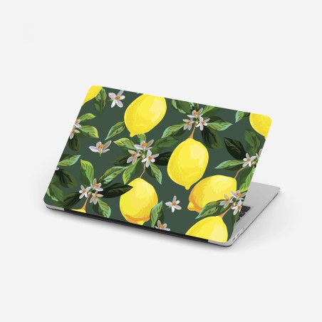 Laptop-Aufkleber botanisches zitronenmuster – Wallnifity®