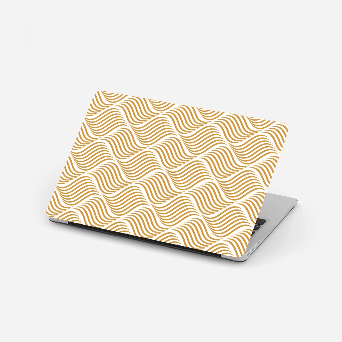 Laptop-Aufkleber goldenes wellenmuster wanddeko – Wallnifity®