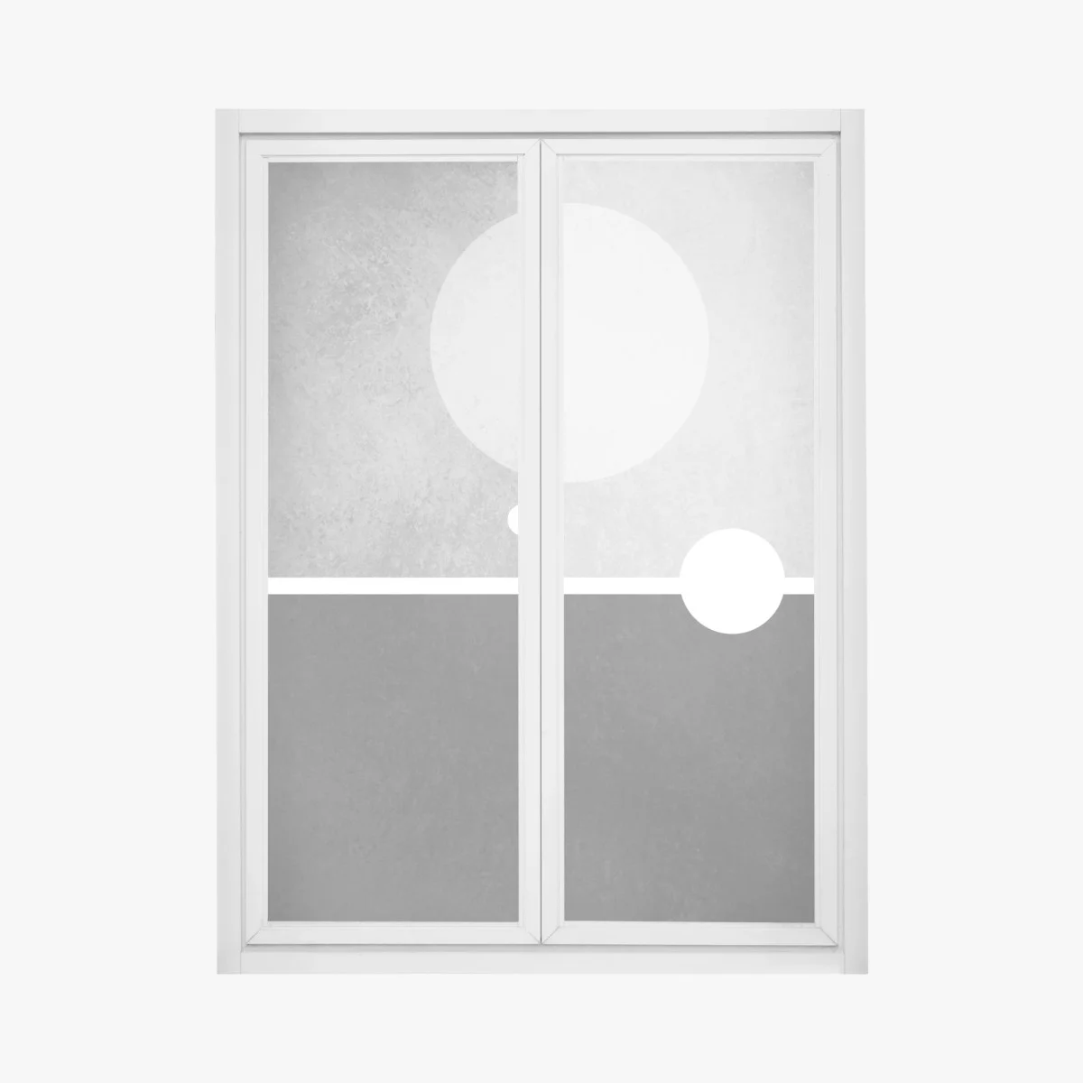 Fensteraufkleber minimalistische geometrische komposition – Wallnifity® Fensteraufkleber minimalistische geometrische komposition – Wallnifity®