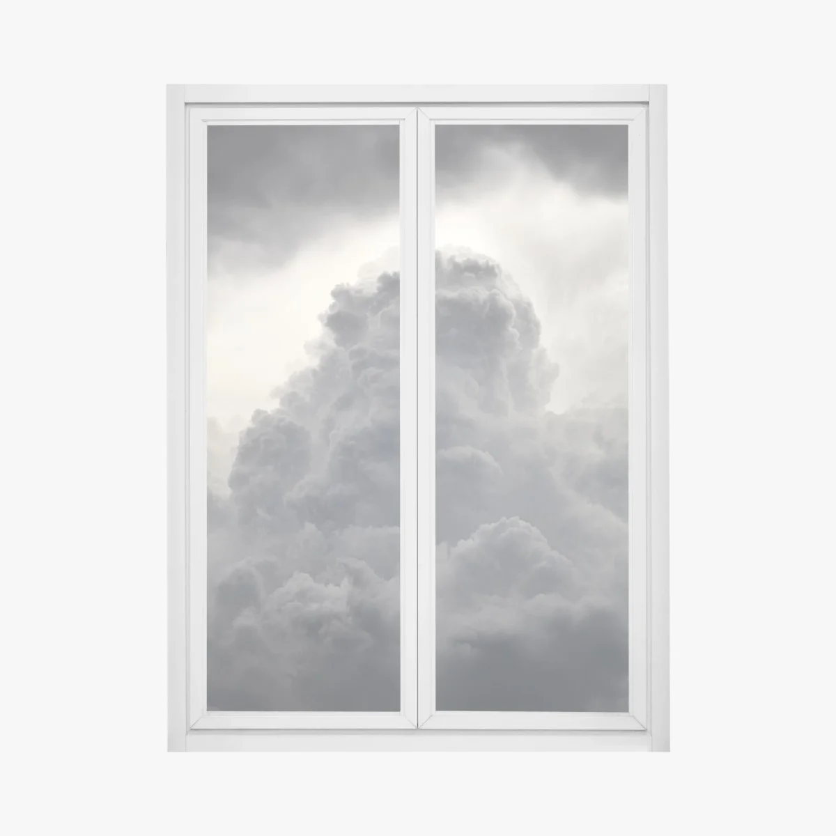 Fensteraufkleber dramatische graue wolkenlandschaft – Wallnifity® Fensteraufkleber dramatische graue wolkenlandschaft – Wallnifity®