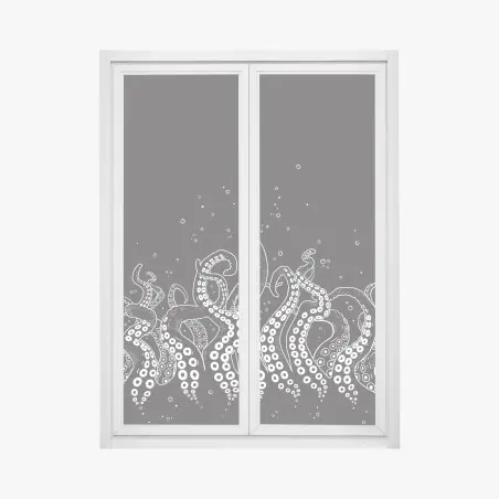 Fensteraufkleber oktopus tentakel muster – Wallnifity®