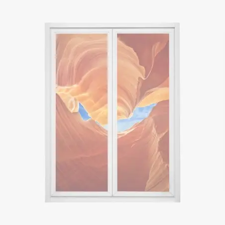 Fensteraufkleber Antelope Canyon geschwungene sandsteinformationen – Wallnifity®