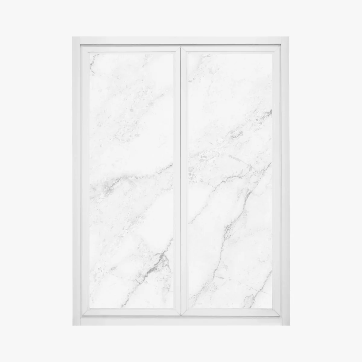 Fensteraufkleber weiße marmortextur mit grauen adern – Wallnifity® Fensteraufkleber weiße marmortextur mit grauen adern – Wallnifity®