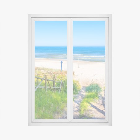Fensteraufkleber weg zum strand der Ostsee – Wallnifity®