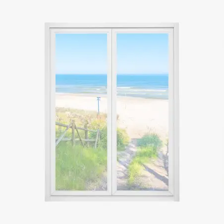 Fensteraufkleber weg zum strand der Ostsee – Wallnifity®