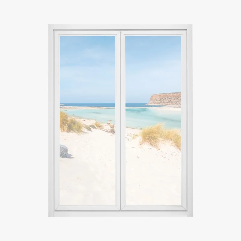 Fensteraufkleber lagune Balos, Kreta: türkisser traum