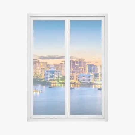 Fensteraufkleber Sarasota bei dämmerung über der bucht – Wallnifity®