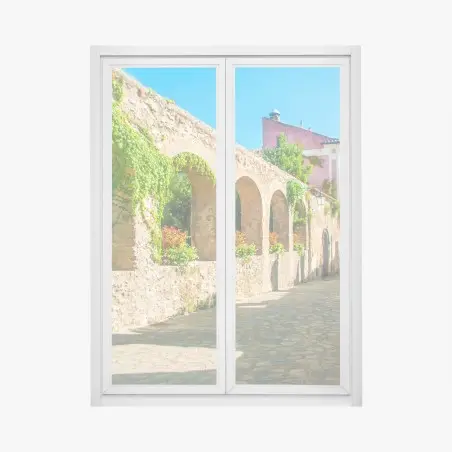 Fensteraufkleber sonnige bögen in Ravello – Wallnifity®