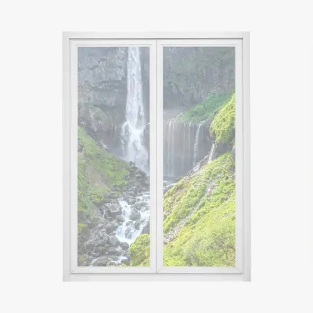 Fensteraufkleber Kegon wasserfall Nikko landschaft – Wallnifity®