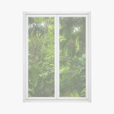 Fensteraufkleber üppiger tropischer dschungel – Wallnifity®