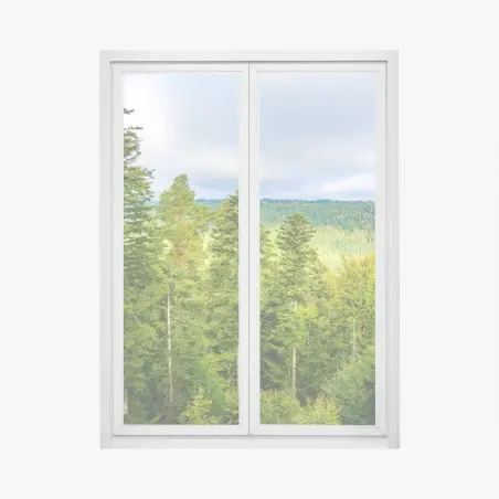 Fensteraufkleber Schwarzwald herbstliche waldlandschaft – Wallnifity®