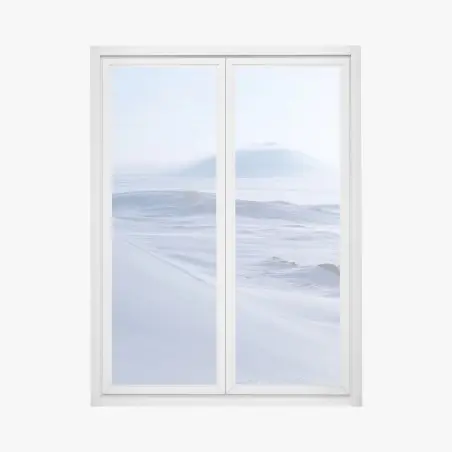 Fensteraufkleber arktische ruhe in Tschukotka – Wallnifity®