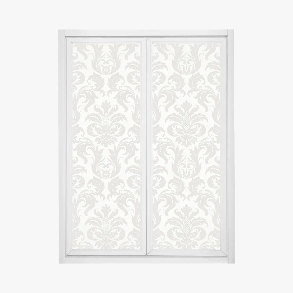 Fensteraufkleber elegantes beiges damastmuster – Wallnifity® Fensteraufkleber elegantes beiges damastmuster – Wallnifity®