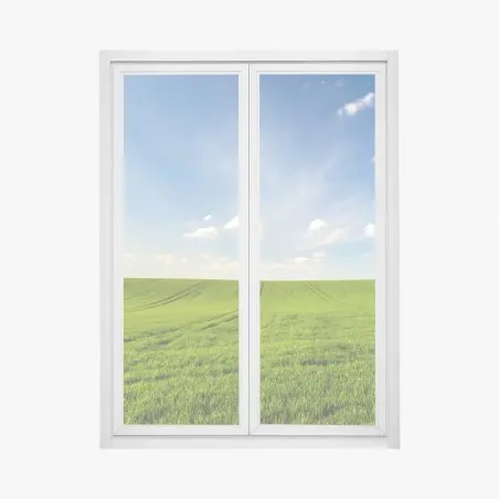 Fensteraufkleber frühlingsgrüne wiesenpanorama – Wallnifity®