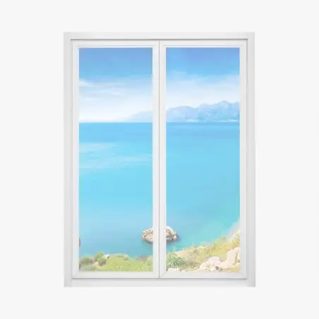 Fensteraufkleber panoramastrand Konyaalti in Antalya – Wallnifity®