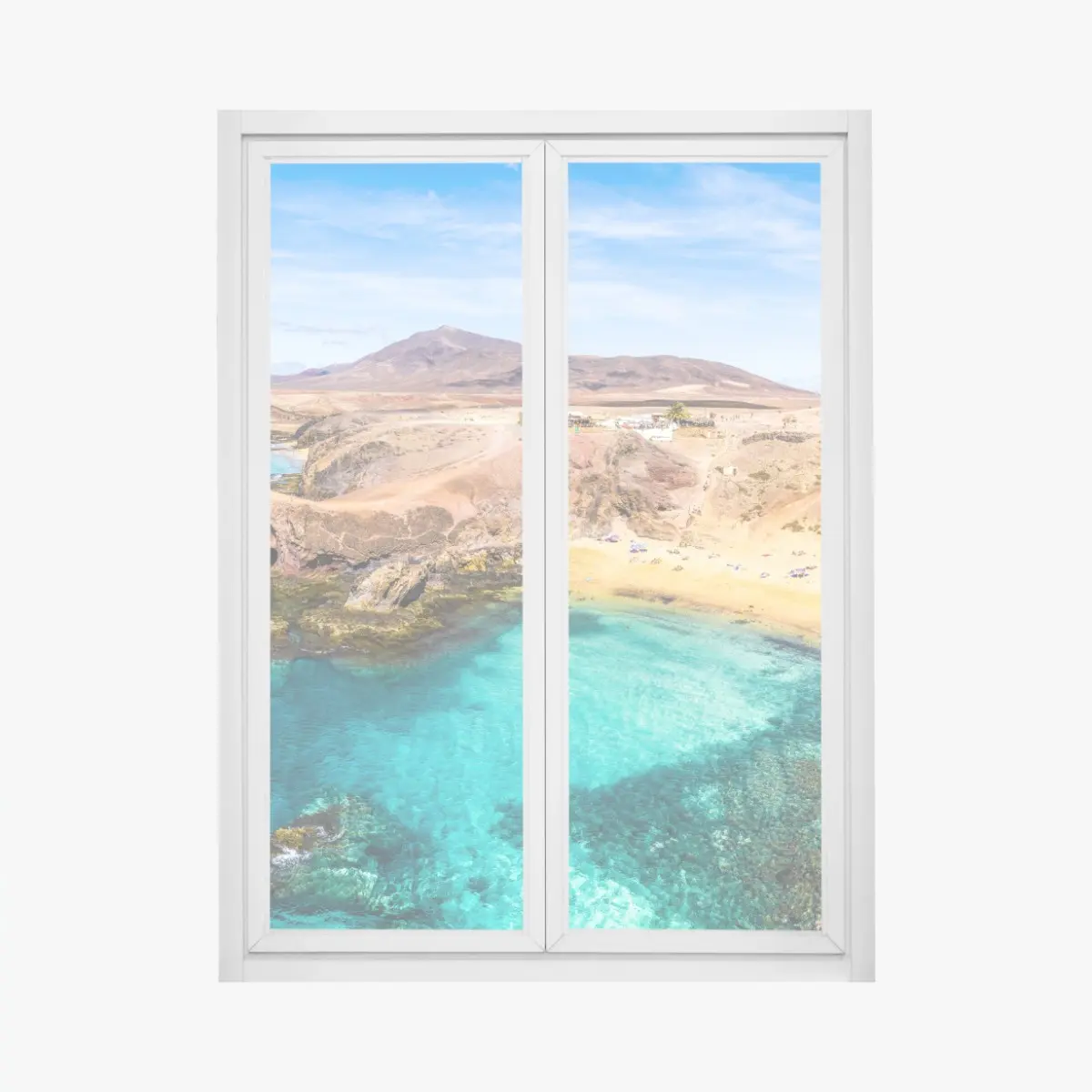 Fensteraufkleber türkisbucht bei Papagayo – Wallnifity®