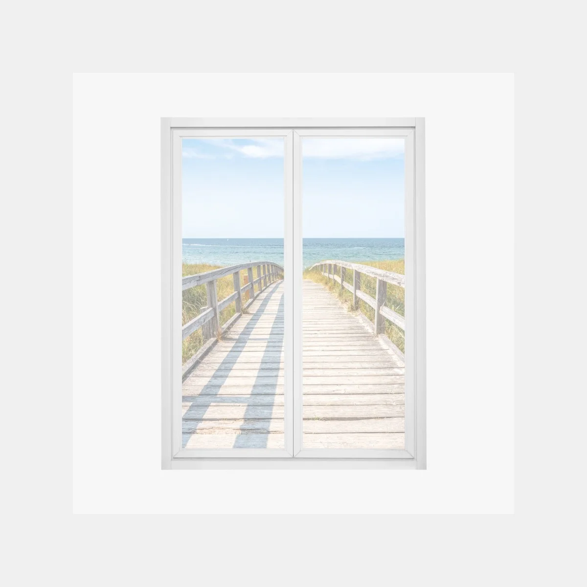 Fensteraufkleber steg zum meer – Wallnifity® Fensteraufkleber steg zum meer – Wallnifity®