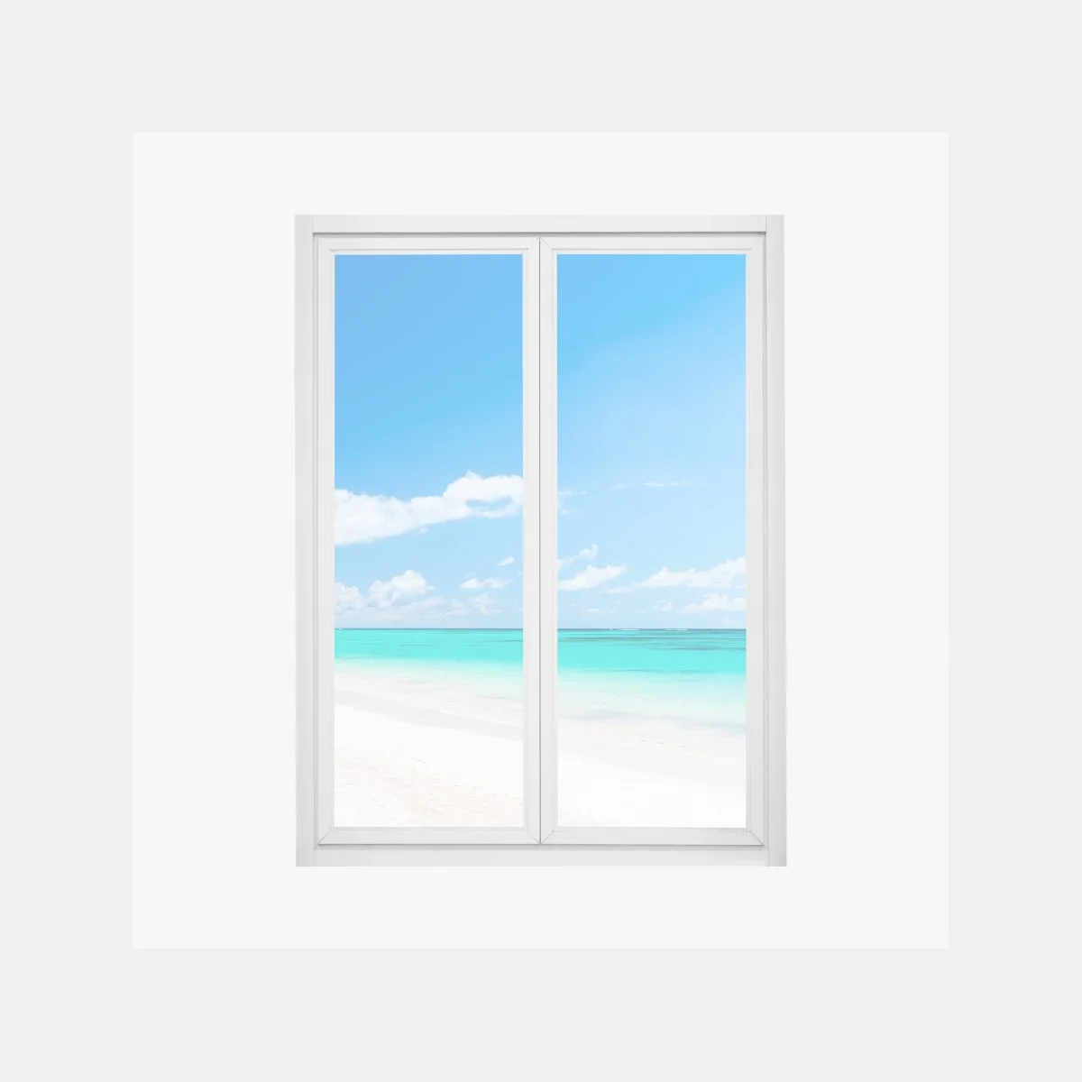 Fensteraufkleber tropisches strandpanorama in Punta Cana – Wallnifity® Fensteraufkleber tropisches strandpanorama in Punta Cana – Wallnifity®