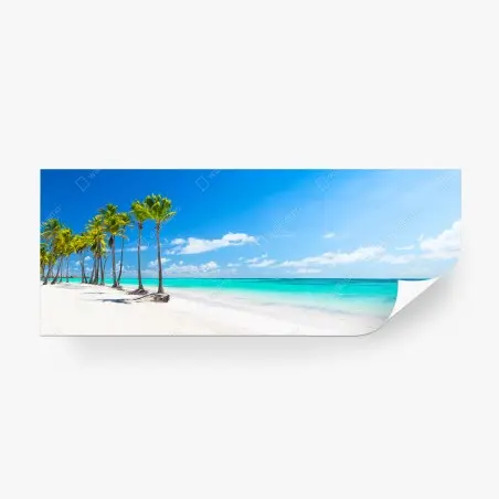 Fototapete tropisches strandpanorama in Punta Cana – Wallnifity®