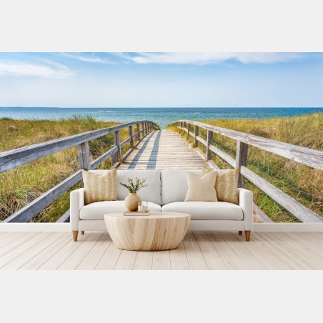 Fototapete steg zum meer – Wallnifity®