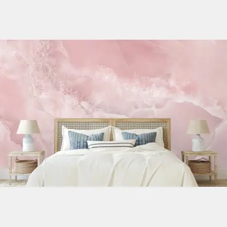 Fototapete zarte rosa marmortextur – Wallnifity®