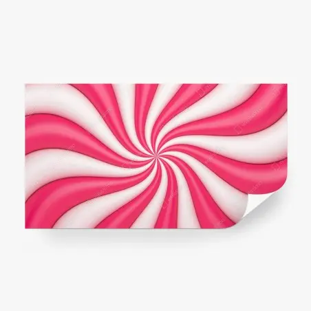 Fototapete rosa bonbonspirale – Wallnifity®