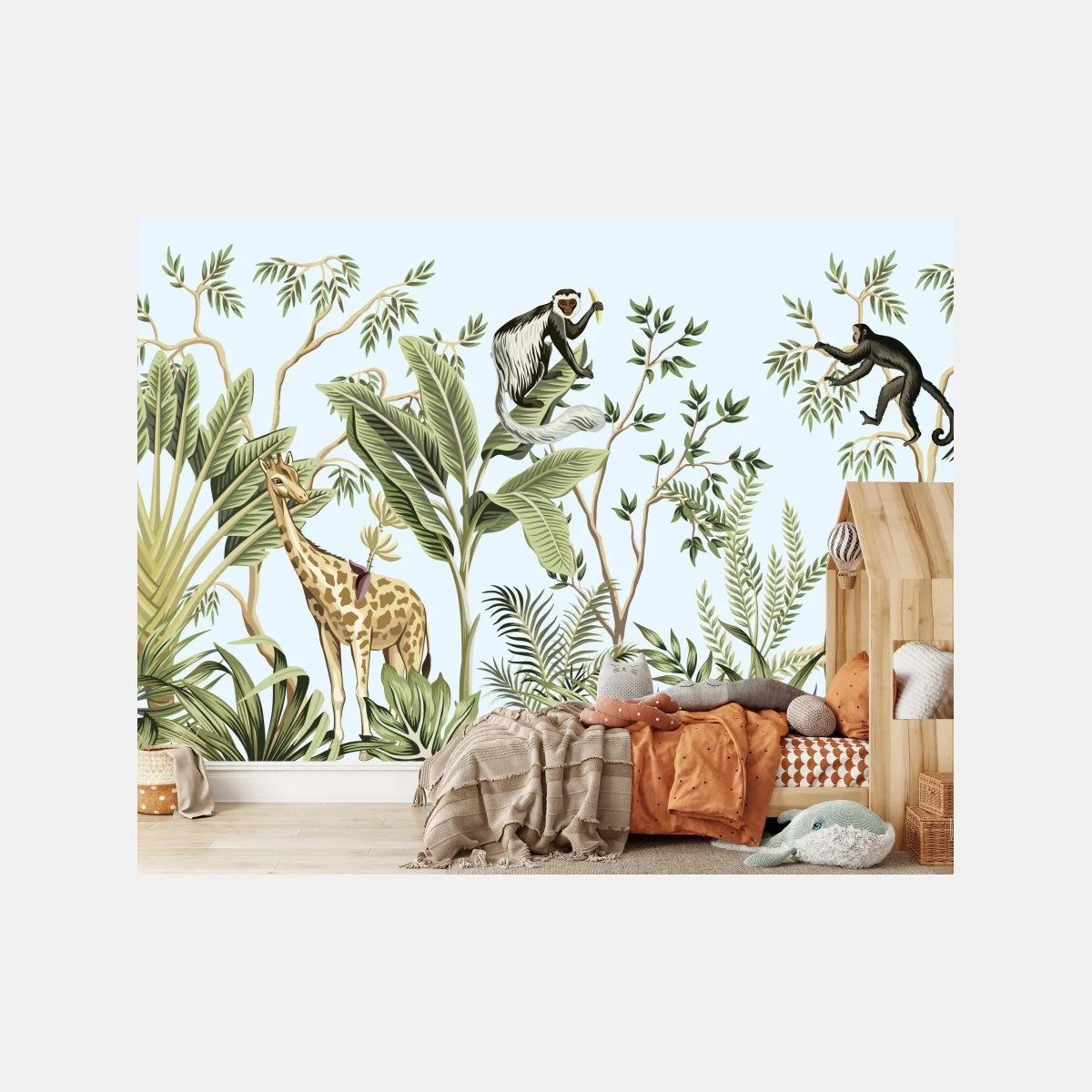 Fototapete tropischer dschungel mit tieren – Wallnifity® Fototapete tropischer dschungel mit tieren – Wallnifity®