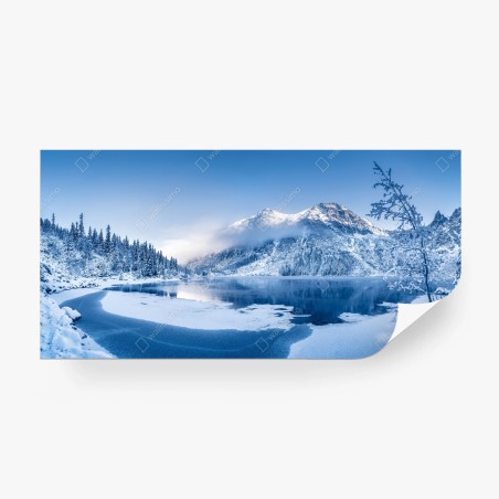 Fototapete ruhiges winterpanorama der Alpen – Wallnifity®