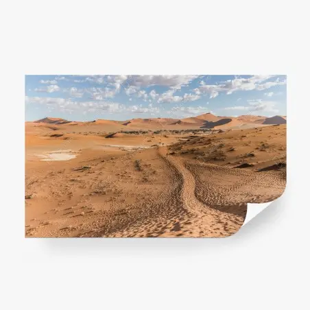 Fototapete weite wüstendünen unter blauem himmel – Wallnifity®