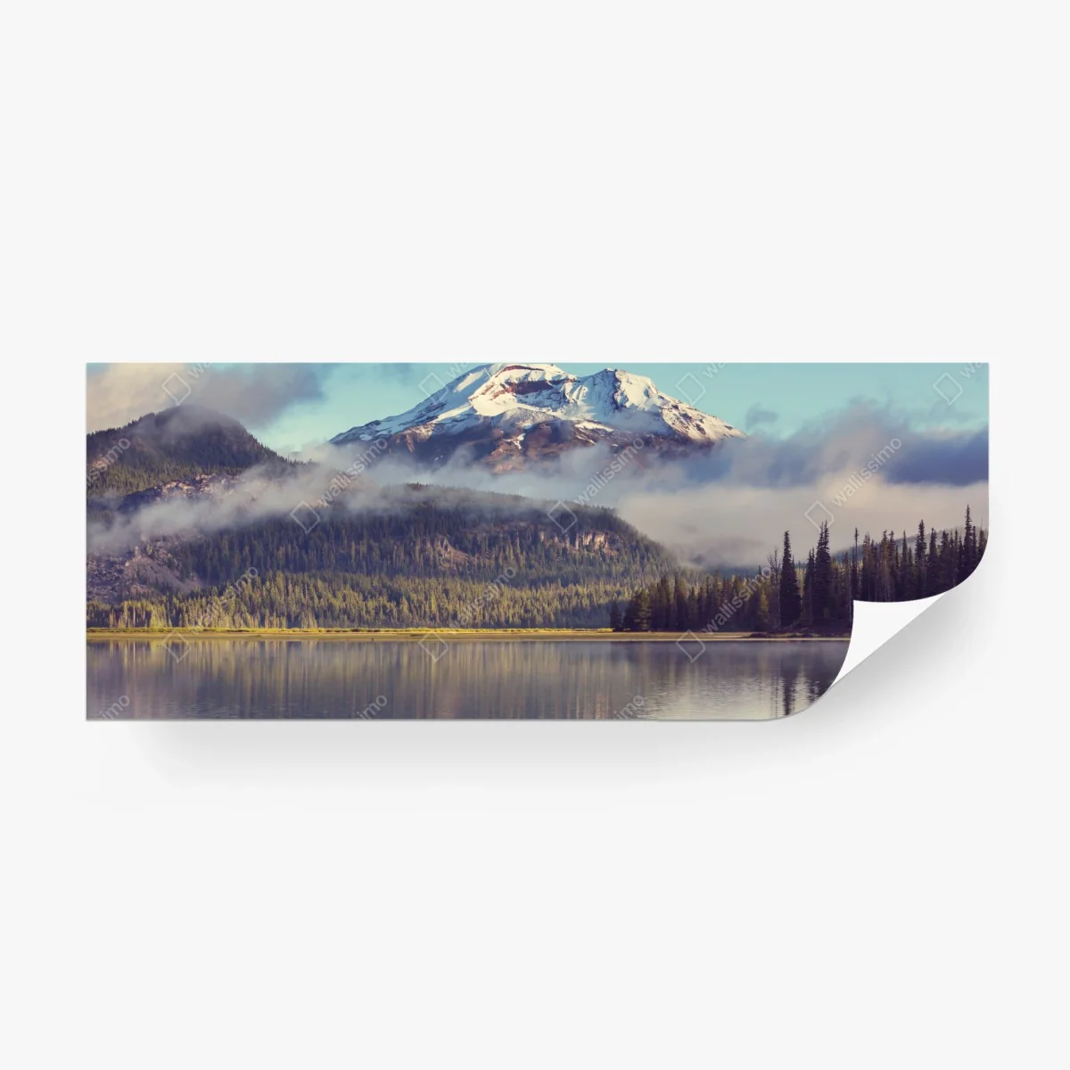 Fototapete ruhiger bergsee in Oregon – Wallnifity® Fototapete ruhiger bergsee in Oregon – Wallnifity®