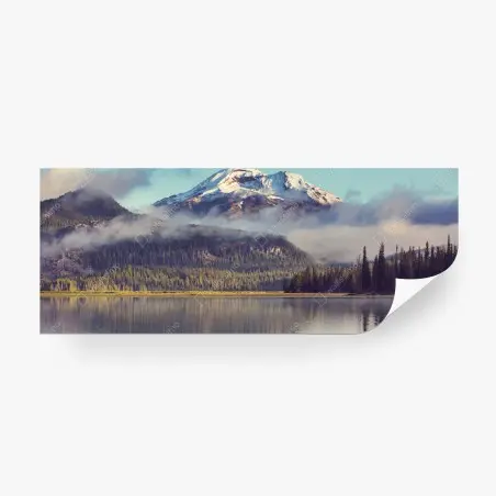 Fototapete ruhiger bergsee in Oregon – Wallnifity®