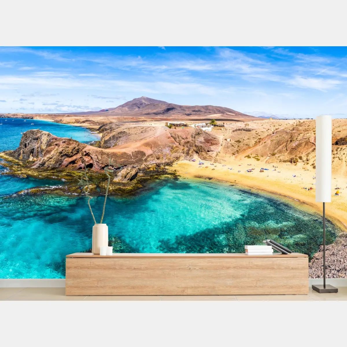 Fototapete türkisbucht bei Papagayo – Wallnifity®