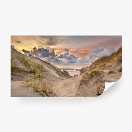 Fototapete sonnenuntergang über den dünen – Wallnifity®