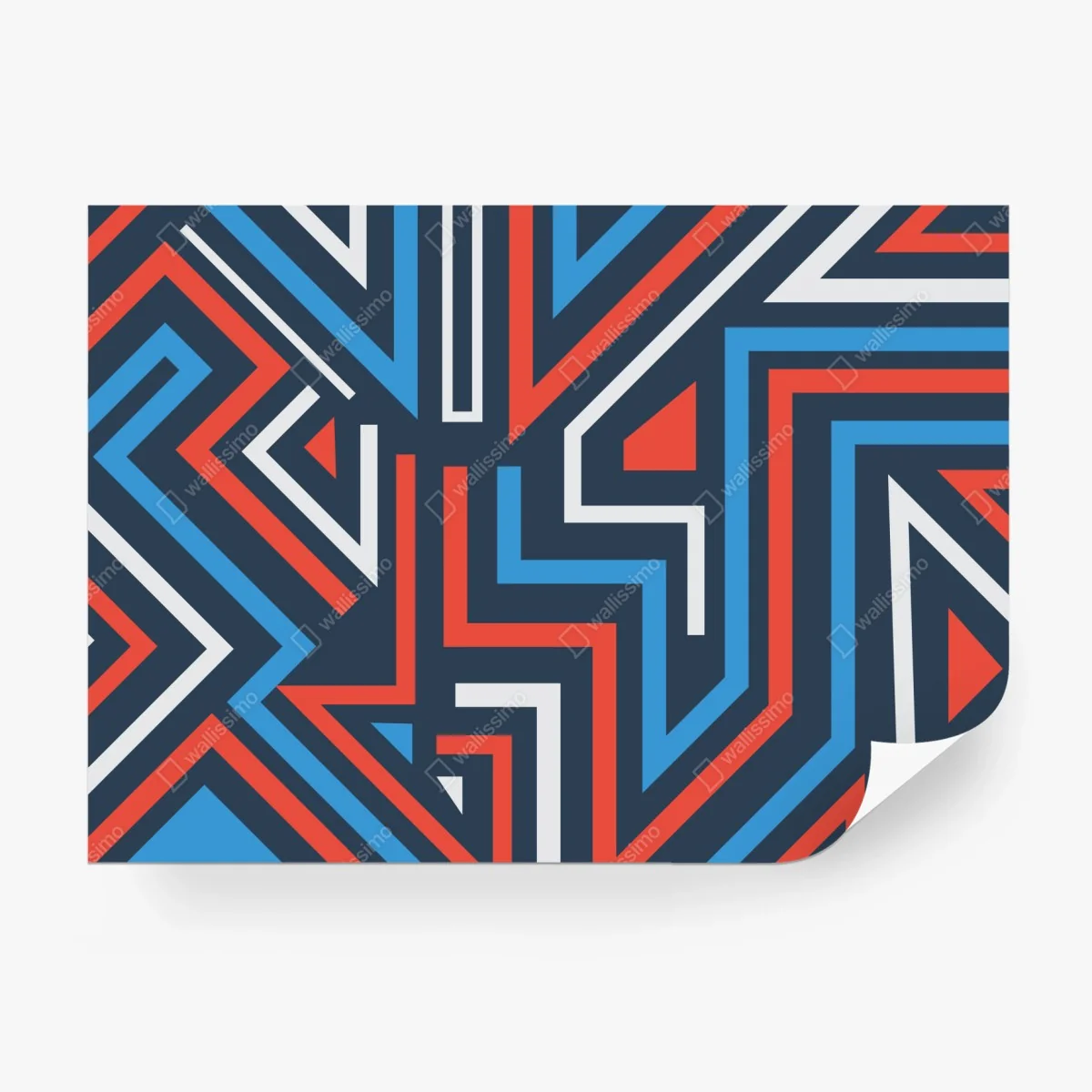 Fototapete fette geometrische linien – Wallnifity®