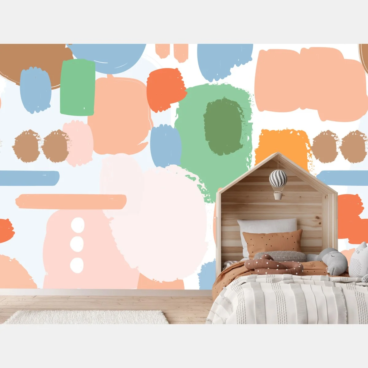Fototapete pastell pinselstrich muster – Wallnifity® Fototapete pastell pinselstrich muster – Wallnifity®